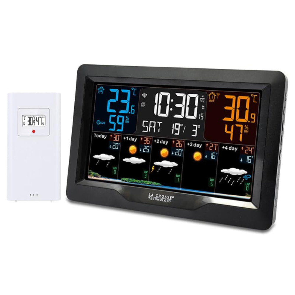 La Crosse SW403 J+4: Stazione Meteorologica di Design con Schermo a Colori - 1