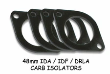 VW PORSCHE 48mm WEBER IDA IDF DELLORTO DRLA EMPI EPC CARBURATOR BASE ISOLATORS