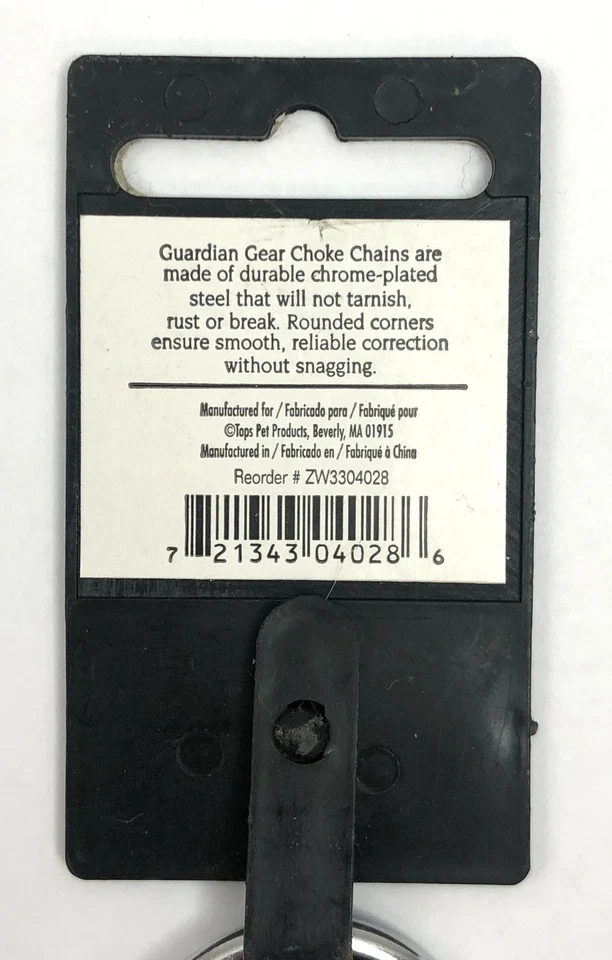 Juego de 12 collar de perro cadena estranguladora Guardian Gear 4 mm 28 pulgadas Foto 4 de 4