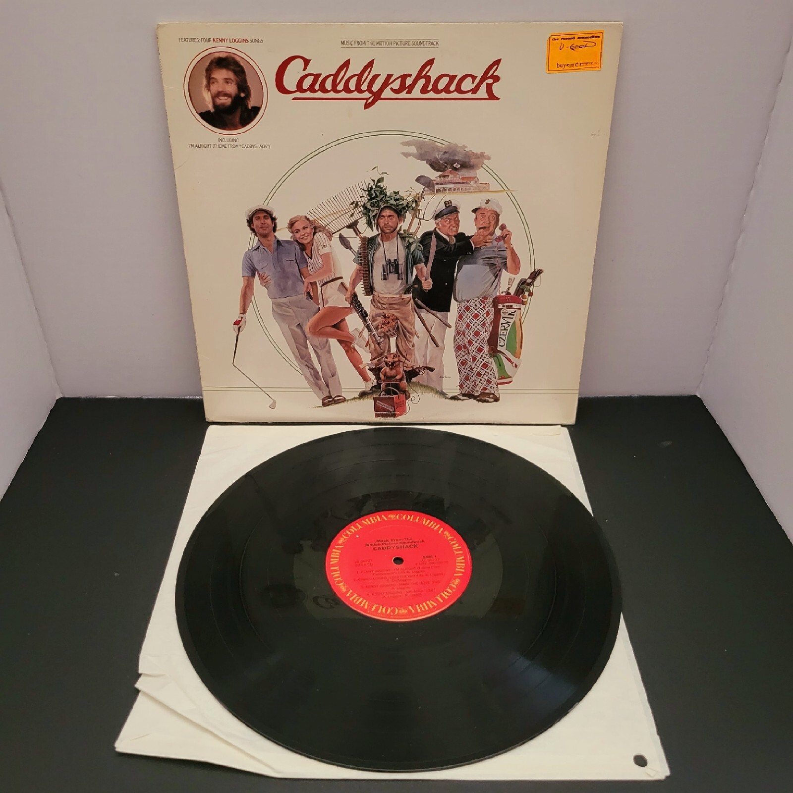 "CADDYSHACK" Original Soundtrack (Vinyl LP 1980) JS36737 Sleeve VG
