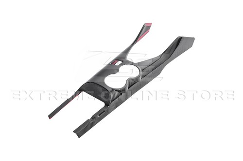 For 24-Up Ford Mustang Interior CARBON FIBER Integrated Center Console Cover - Picture 19 of 24