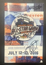 MLB Minor League Double AA Eastern League All-Star Game Autographed Program 2016