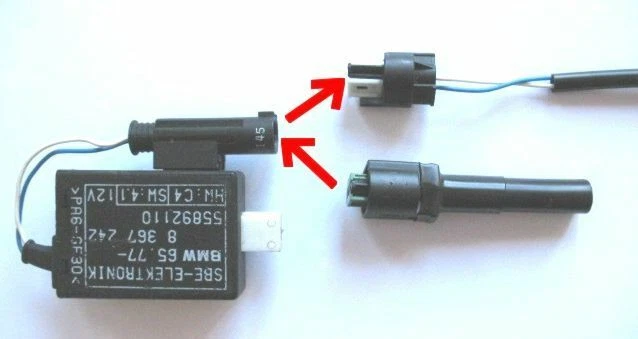 Sensor de ocupación asiento pasajero dispositivo auxiliar  E36, E46, E34, E39 - Imagen 3 de 4