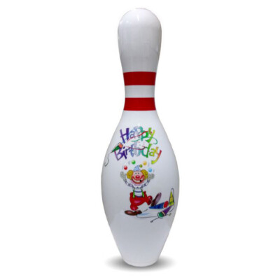 Bowling Pin Aloha Happy Birthday