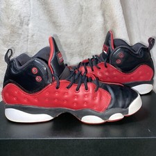 NIKE Jordan Jumpman Team II BG Gym Red Black 820273-600 Youth Sz 7Y
