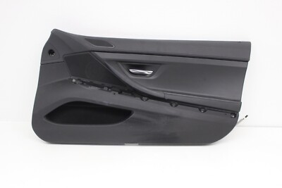 Front Right Door Panel Card Leather Black OEM BMW F12 F13 640i