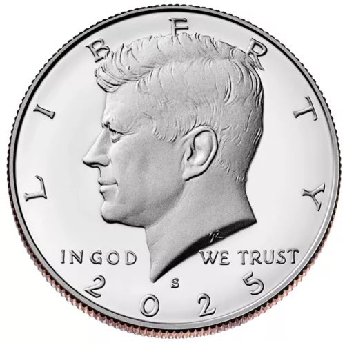 2025 S SILVER PROOF KENNEDY HALF DOLLAR 50C DCAM