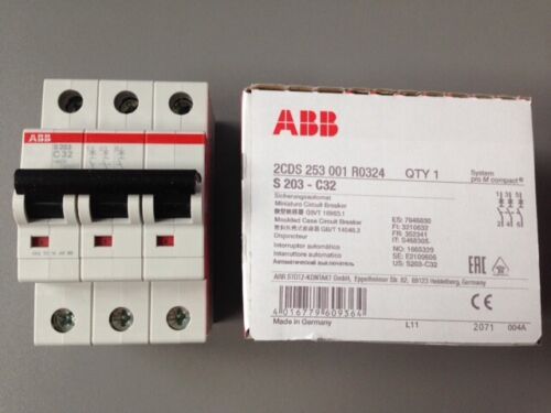 ABB Sicherung FI Schalter Sicherungsautomat Leitungsschutzschalter 1/3pol wählb. - Bild 35 von 55