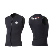Wetsuit Vest Men Women 3mm Neoprene Sleeveless Top Front Zip for Diving Surfing
