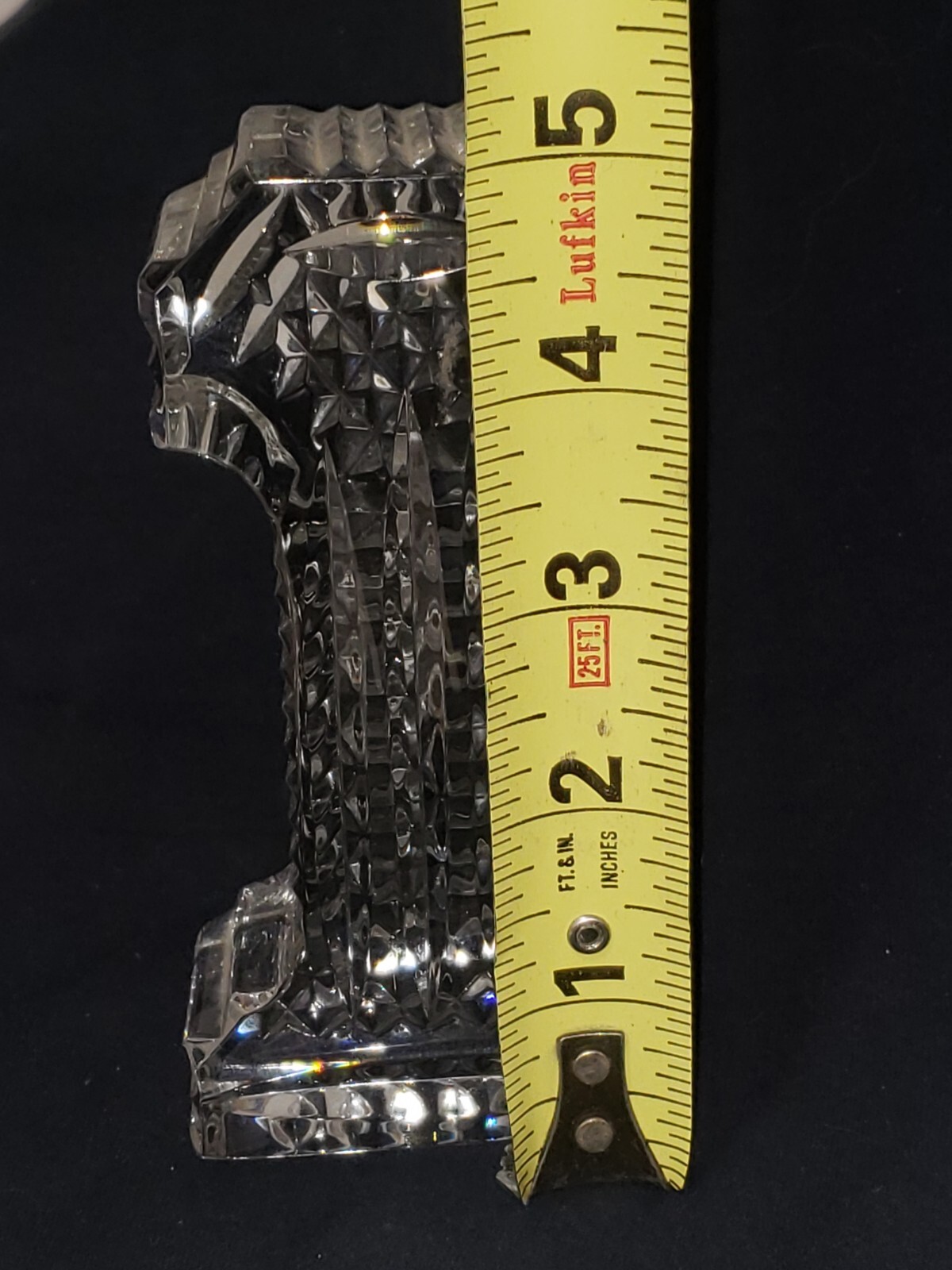 Waterford Crystal Number One 1 Paperweight Figurine 5" eBay