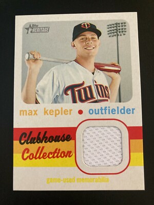 2020 Topps Heritage Clubhouse Collection Relics Jersey CCR-MK Max Kepler