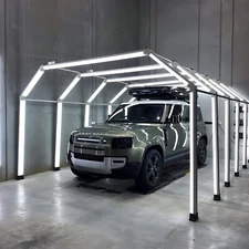 LED Tunnel Light Car Detailing Shop Light Thicken Tubes for Garage Workshop