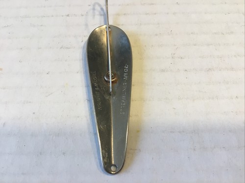 Vintage Wright McGill Streamliner Weedless Fishing Spoon 3/8oz. - Picture 3 of 7