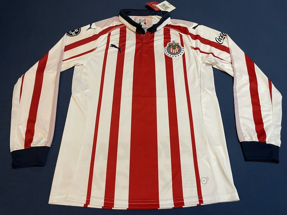 PUMA CHIVAS GUADALAJARA CHOFIS LOPEZ LONG SLEEVE SOCCER PUMA CHIVAS GUADALAJARA CHOFIS LOPEZ LONG SLEEVE SOCCER