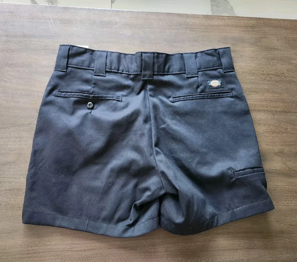 Pantalones Cortos Dickies Flex Mujer Trabajo Carga Slim Fit Tiro Alto 5' Entrepierna Talla 34 Foto 2 de 4