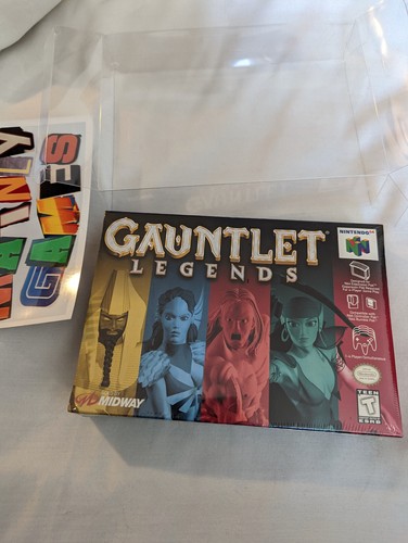Gauntlet Legends Nintendo 64 N64 Brand New Sealed CiB Complete w/ box protector - Picture 20 of 22