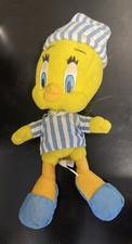 Looney Tunes Tweety Bird in Pajamas Stuffed Plush Animal 14" Tall 1998