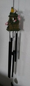Birdhouse Wind Chimes * Brand New! * Lovely Accent Decor! Indoor/Outdoor!