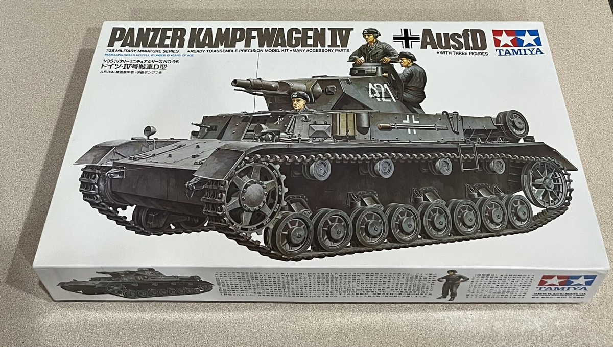 TAMIYA1/35 PANZER KAMPFWAGEN Ⅳ Ausf.D当時物 🏁 TAMIYA PANZER KAMPFWAGEN IV Ausf.D MODEL KIT 1/35 🏁 | eBay