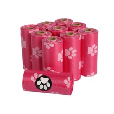 270-540 Counts Scented Pink Dog Poop Waste Pet Bags Eco Friendly 18-36 Rolls