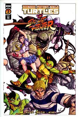 Teenage Mutant Ninja Turtles Vs Street Fighter 3 Federici Incentive Variant NM (