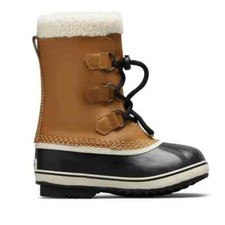 SOREL Youth Kids Yoot Pac Mesquite Brown Waterproof Snow Boots Size 6