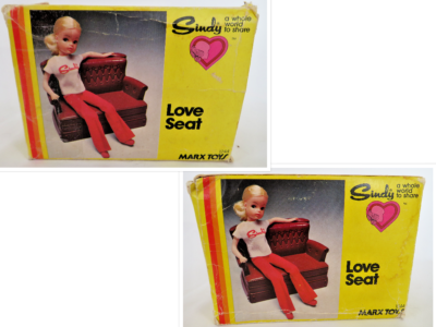 1978 Marx Toys SINDY LOVE SEAT #1244 IOB - Excellent | eBay