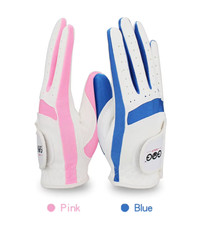 1pair left and right hand Golf Gloves children Boys grils fabric 2 colors