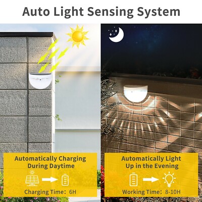 Outdoor Solar LED Deck Lights Path Garden Patio Pathway