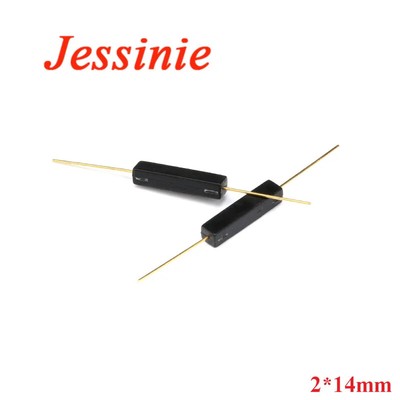 Plastic Reed Switch 5PCS 2x14mm Normally Open GPS-14A Anti-Vibration NO