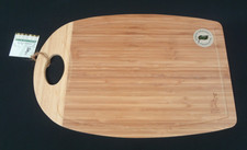 ISLAND BAMBOO CUTTING BOARD OVAL LARGE - NEW WITH TAGS