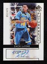 2014-15 SP Authentic Future Watch 52/475 Zach LaVine #86 Auto r4i