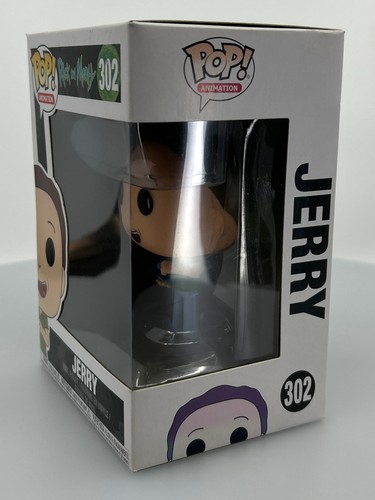 Funko POP! Figura Vinilo Animación Rick y Morty Jerry Smith #302 CAJA DAÑADA - Imagen 3 de 14