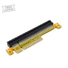 PCI-E 8X to 16X Riser Card Adapter Extender Converter Male-Female