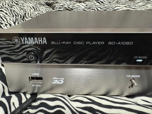 Used Yamaha BD-A1060 Blu-ray Disc Player, Silver, Tested and Working - Picture 3 of 11