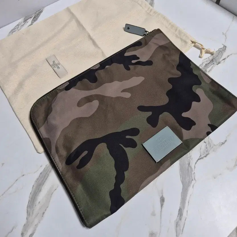 Valentino Camouflage Clutch Bag - Authentic, Excellent Condition thumbnail 4