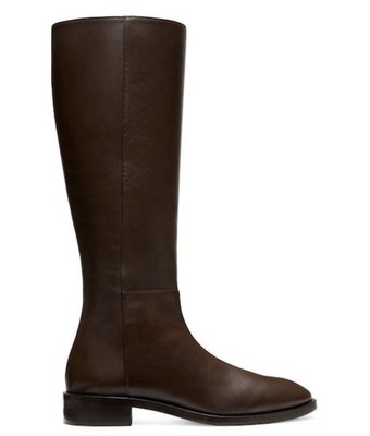 Stuart WEITZMAN Keelan Knee High Riding Boots Walnut Brown Leather Womens US 5.5