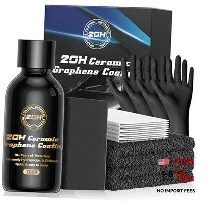 20H Professional Graphene Ceramic Coating for Cars (70ml) - Transparent Color