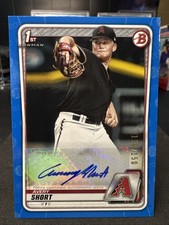 2020 Bowman Paper Prospect Auto Blue BA-ASH Avery Short - Diamondbacks /150