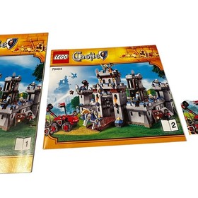 LEGO Castle 'King's Castle' 70404 Instruction Manual Books Only 1 2 3 Complete