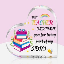 Teacher Appreciation Acrylic Gift   Inspirational Graduation  Thank You Gift