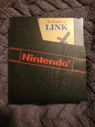 Zelda II The Adventures Of Link Grey Cart Nes Cleaned Tested Working Very Clean - Picture 10 of 10