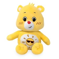 ​Glücksbärchis - Plüschfigur Sonnenscheinbär (Gelber Bär mit Sonne) - 21 cm
