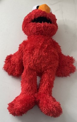 Tickle Me Elmo Laughing Talking Sesame St Stuffed Animal Plush Toy 15'' C0923