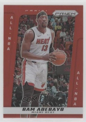 2024-25 Panini Prizm Deca All-NBA Red Prizm 98/199 Bam Adebayo #281 1ok0