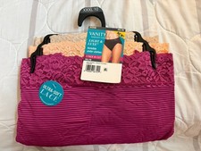 Vanity Fair Women's Hi-Cut Light Luxe 3 Hi-Cut 3XL:Size 10-New With Tags