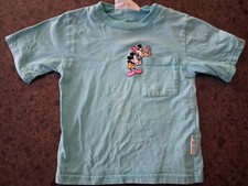 Vtg 1990's MICKEY MINNIE Mickey Co. Disney Embroidered T Shirt Toddler 22FB