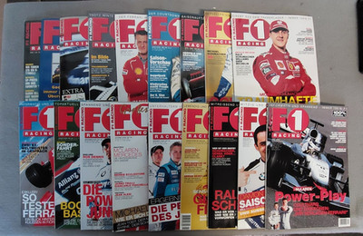 18 x F1 Racing Magazin Zeitschrift - Formel 1 aus 1996 , 2001 , 2002