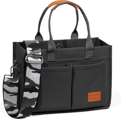 Canvas Tasche Damen, große Tote Bag, Arbeitstasche Damen, Handtasche 
