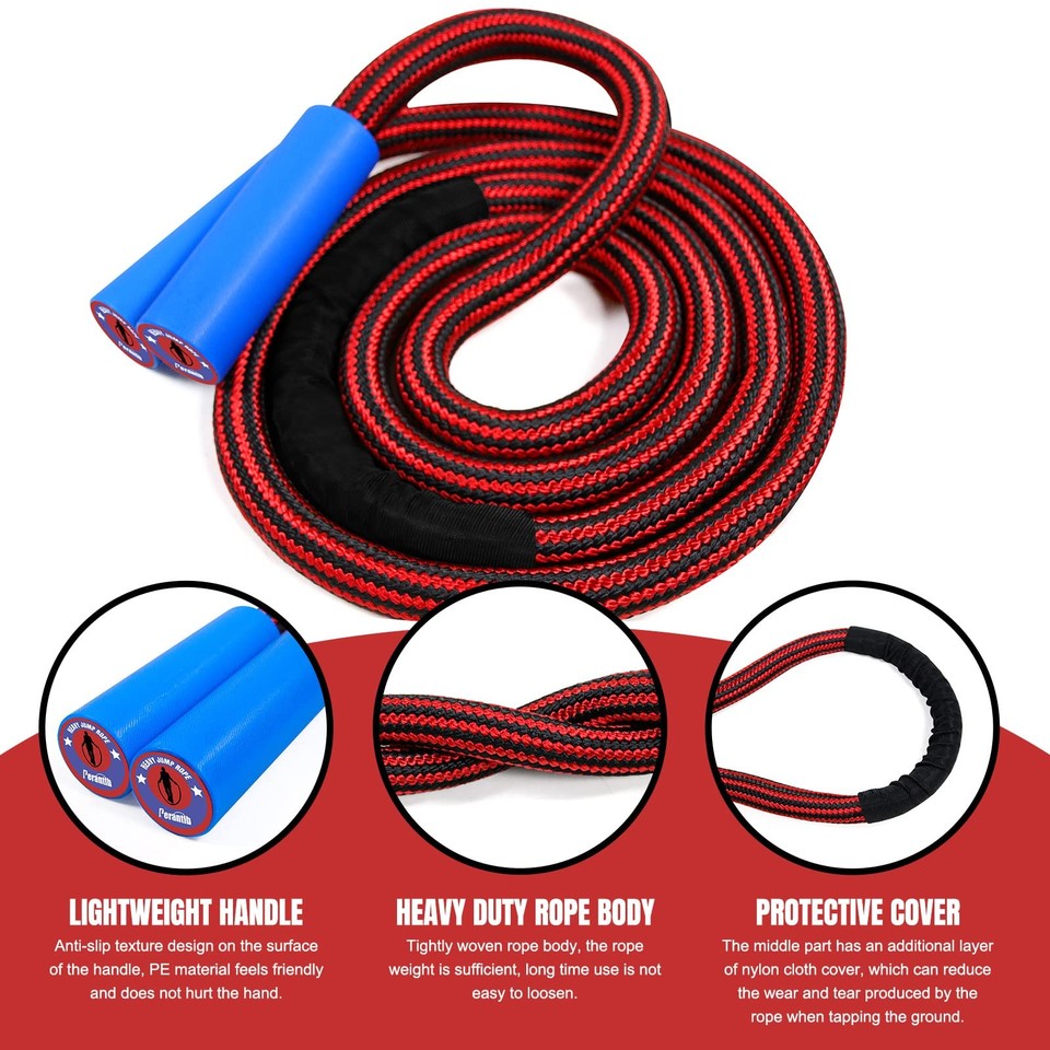 Weighted Jump Ropes with 360 Degree Rotation Handle.1 Inch 3LB Heavy ...